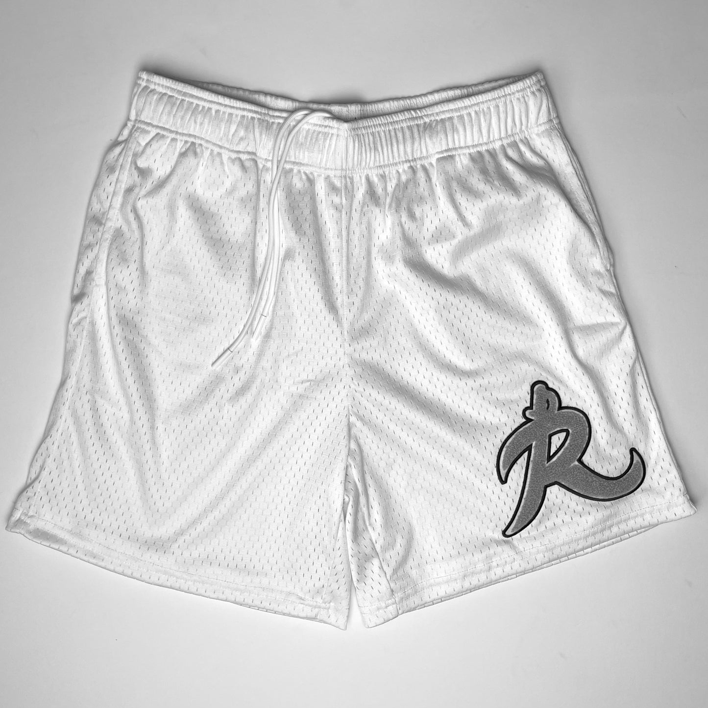 Redemption Mesh Shorts (White)