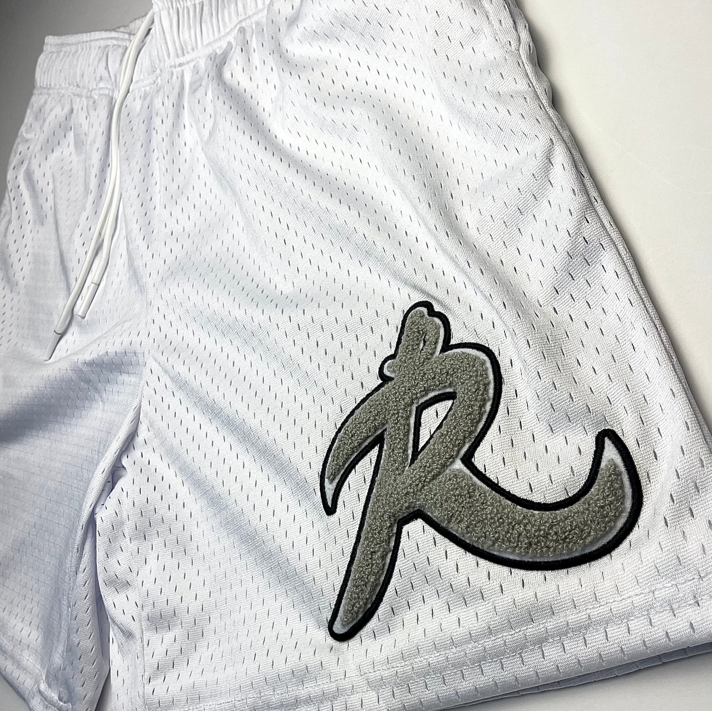 Redemption Mesh Shorts (White)