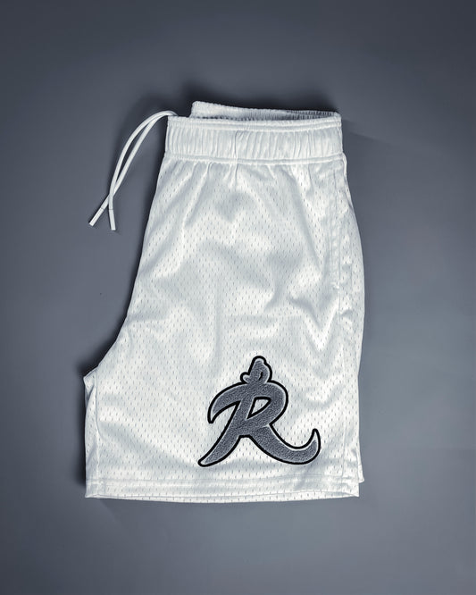 Redemption Mesh Shorts (White)